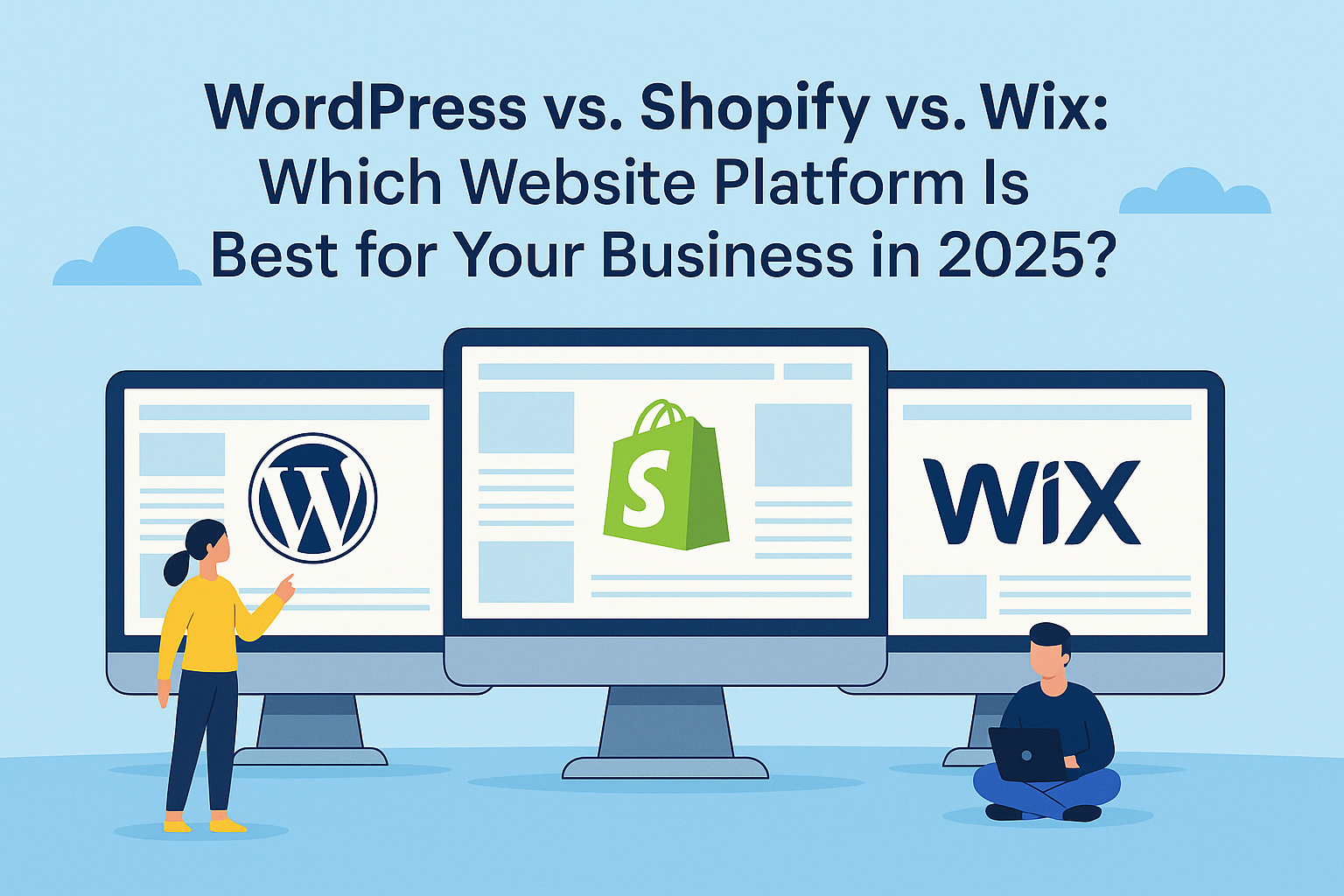 WordPress vs. Shopify vs. Wix: Which Website Platform Is Best for Your Business