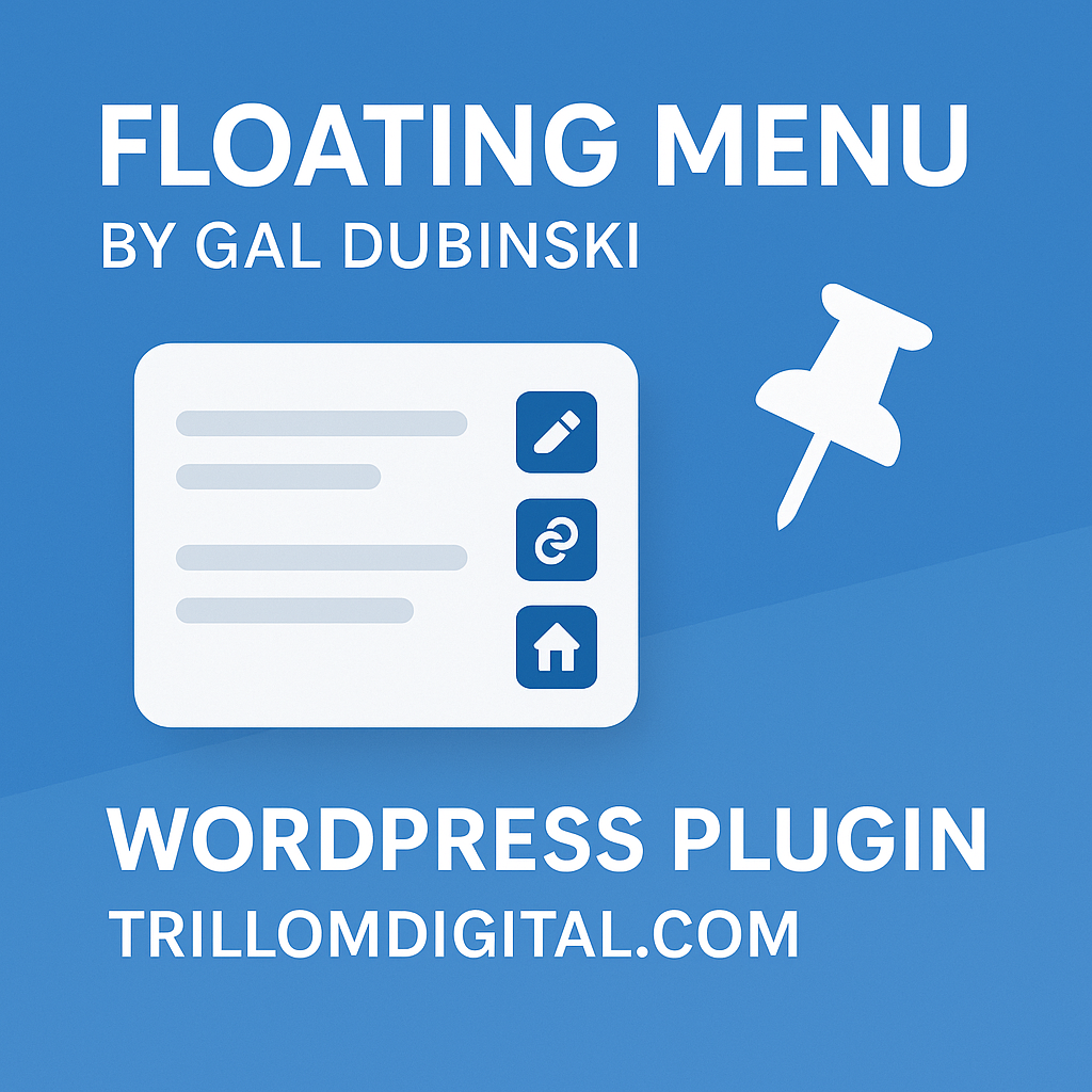 Floating Menu by Gal Dubinski